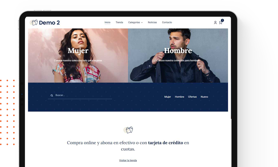 Web de ventas online